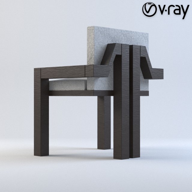modern chair 01 3D 模型 .c4d .max .obj .3ds .fbx .stl .blend 