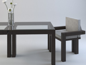 modern chair 01 3D 模型
