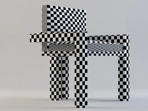 modern chair 01 3D Model