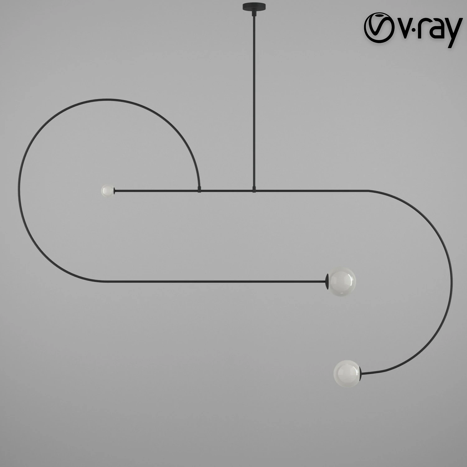 ceiling lamp 01 3D Model .c4d .max .obj .3ds .fbx .stl .blend 