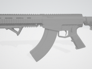akar rifle 3D Model