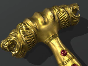 golden dagger 3D Model