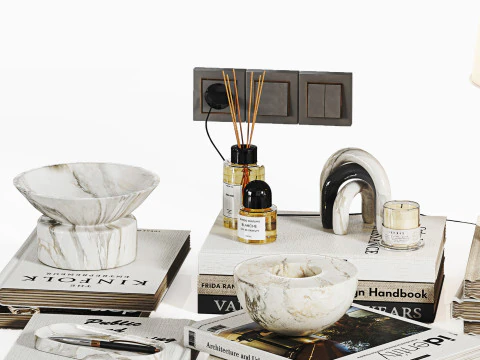 Decorative Set 02 3D Model