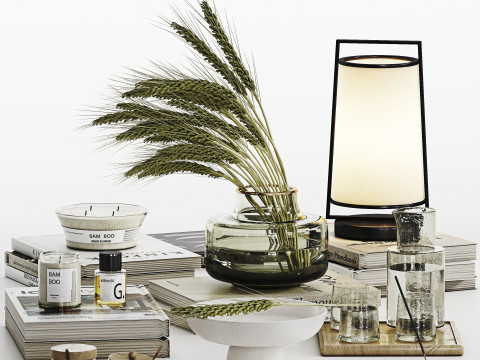Decorative Set 04 3D Model