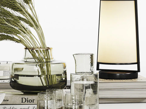Decorative Set 04 3D Model