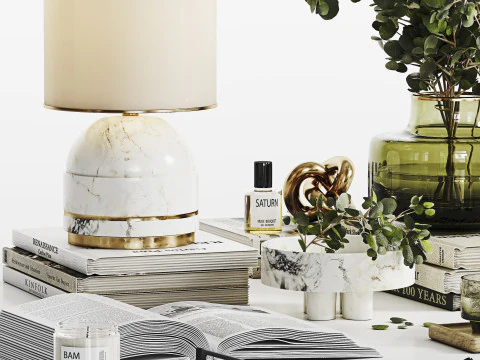 Decorative Set 05 3D Model