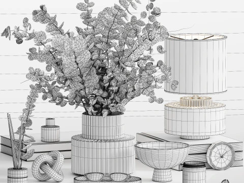 Decorative Set 06 3D Model