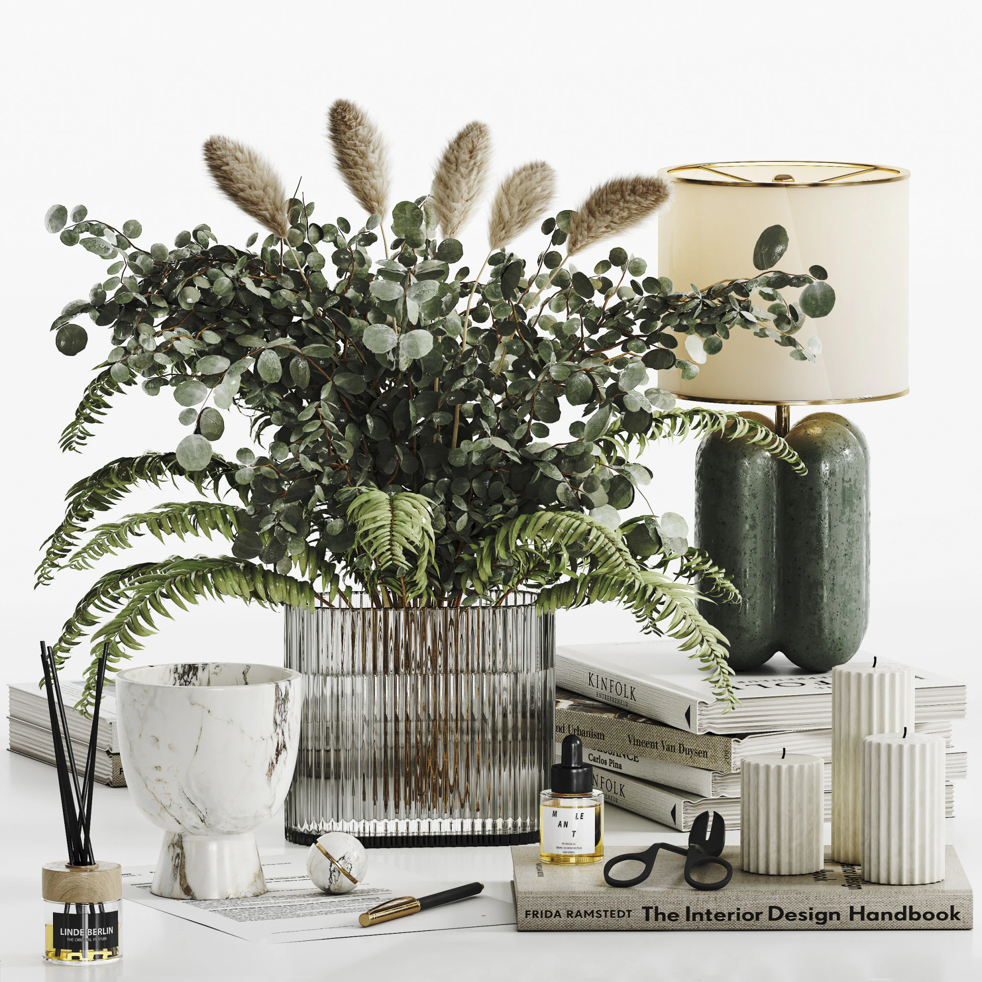 सजावटी सेट 07 3D मॉडल .c4d .max .obj .3ds .fbx .stl .blend 