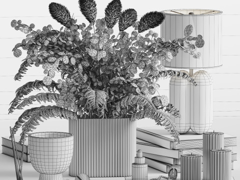 Decorative Set 07 3D Model