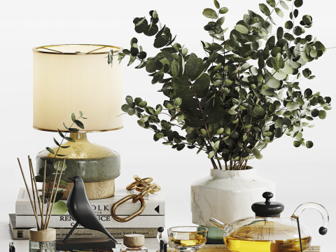 Decorative Set 08 3D Model