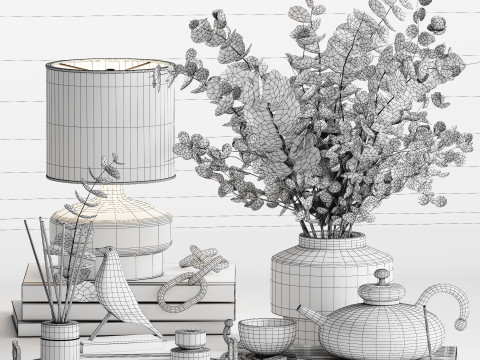 Decorative Set 08 3D Модель