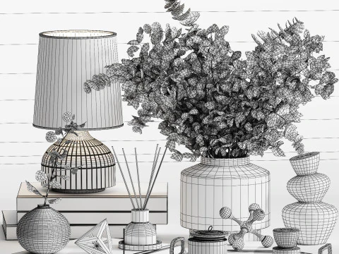 Decorative Set 09 3D Model