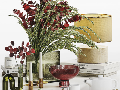 Decorative Set 010 3D Model