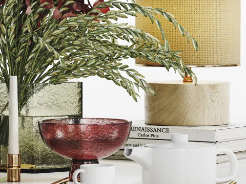 Decoratieset 010 3D Model