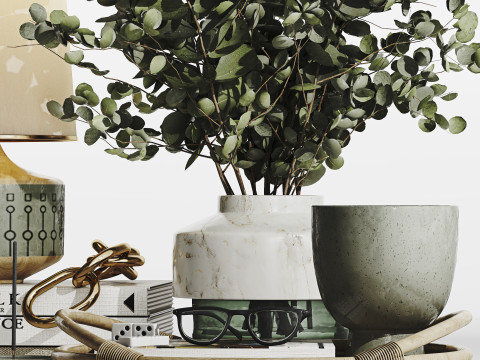 Decorative Set 011 3D Model