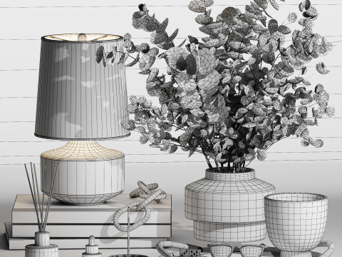 Decorative Set 011 3D Model