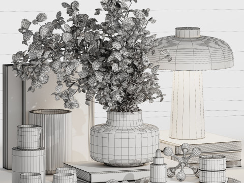 Decorative Set 012 Model 3D