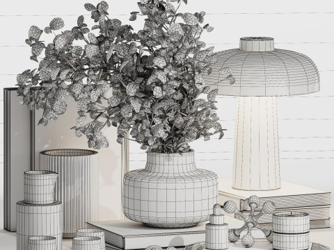 Decorative Set 012 3D Model
