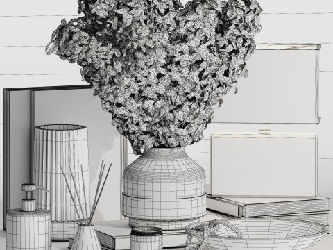 Decorative Set 013 3D-Modell