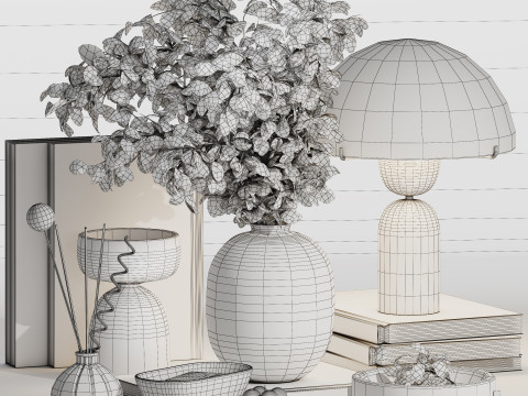 Decorative Set 014 3D Model