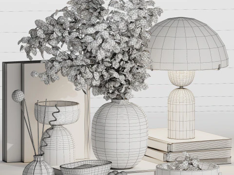 Decorative Set 014 3D Model