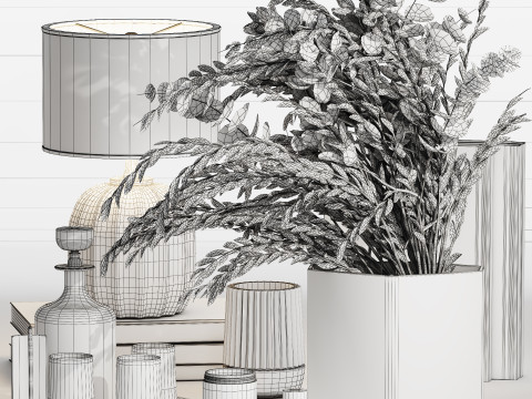 Decorative Set 015 3D Model