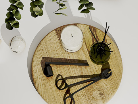 Decorative Set 016 Modello 3D