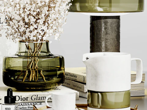 Decorative Set 017 3D Model