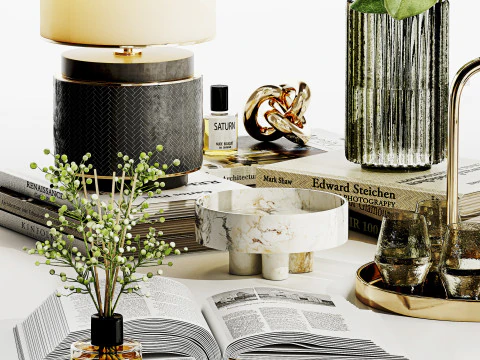 Декоративний набір 018 3D Модель