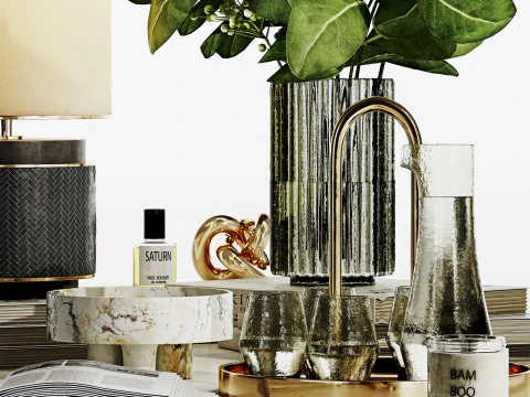 Декоративний набір 018 3D Модель