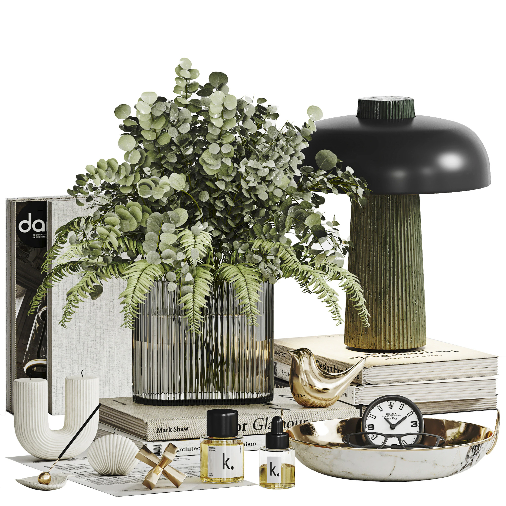 장식 세트 019 3D 모델 .c4d .max .obj .3ds .fbx .stl .blend 