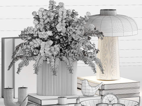Decorative Set 019 3D Model