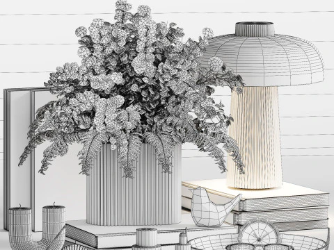 장식 세트 019 3D 모델