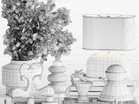 Decorative Set 020 3D Model