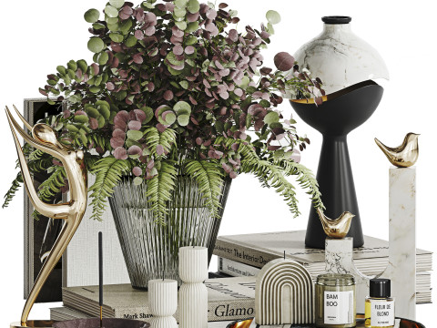 Decorative Set 021 3D Model
