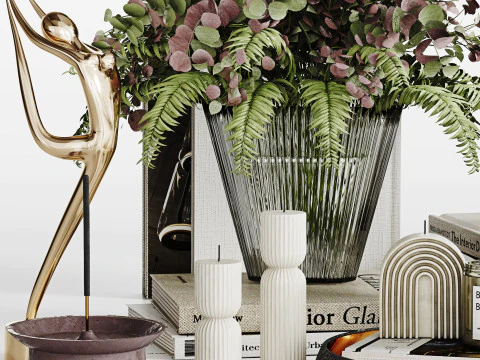 Decorative Set 021 3D Model