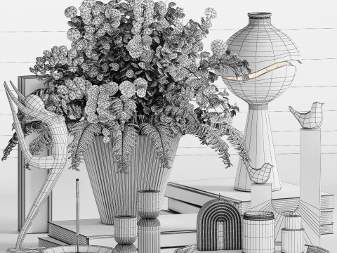 Decorative Set 021 3D Model