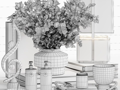 Decorative Set 022 3D 모델