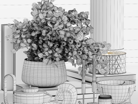 Decorative Set 023 3D Model