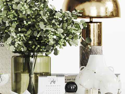 장식 세트 025 3D 모델