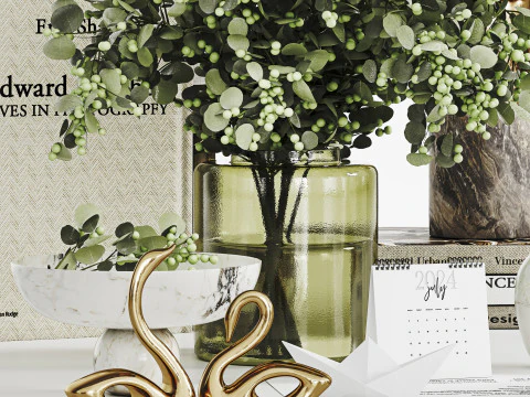 장식 세트 025 3D 모델