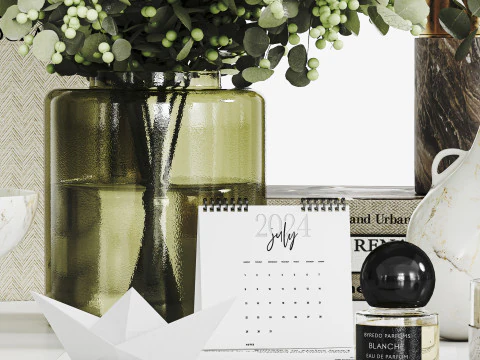 장식 세트 025 3D 모델