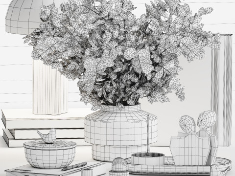 Decorative Set 026 3D Model