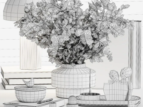 Декоративний набір 026 3D Модель