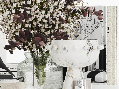 Conjunto Decorativo 027 Modelo 3D