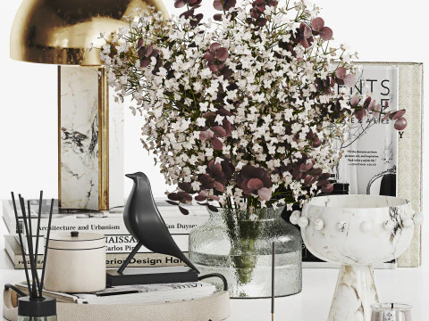 Conjunto Decorativo 027 Modelo 3D