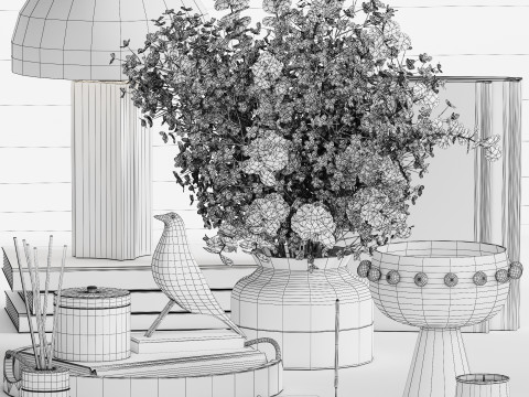 Decorative Set 027 3D-Modell