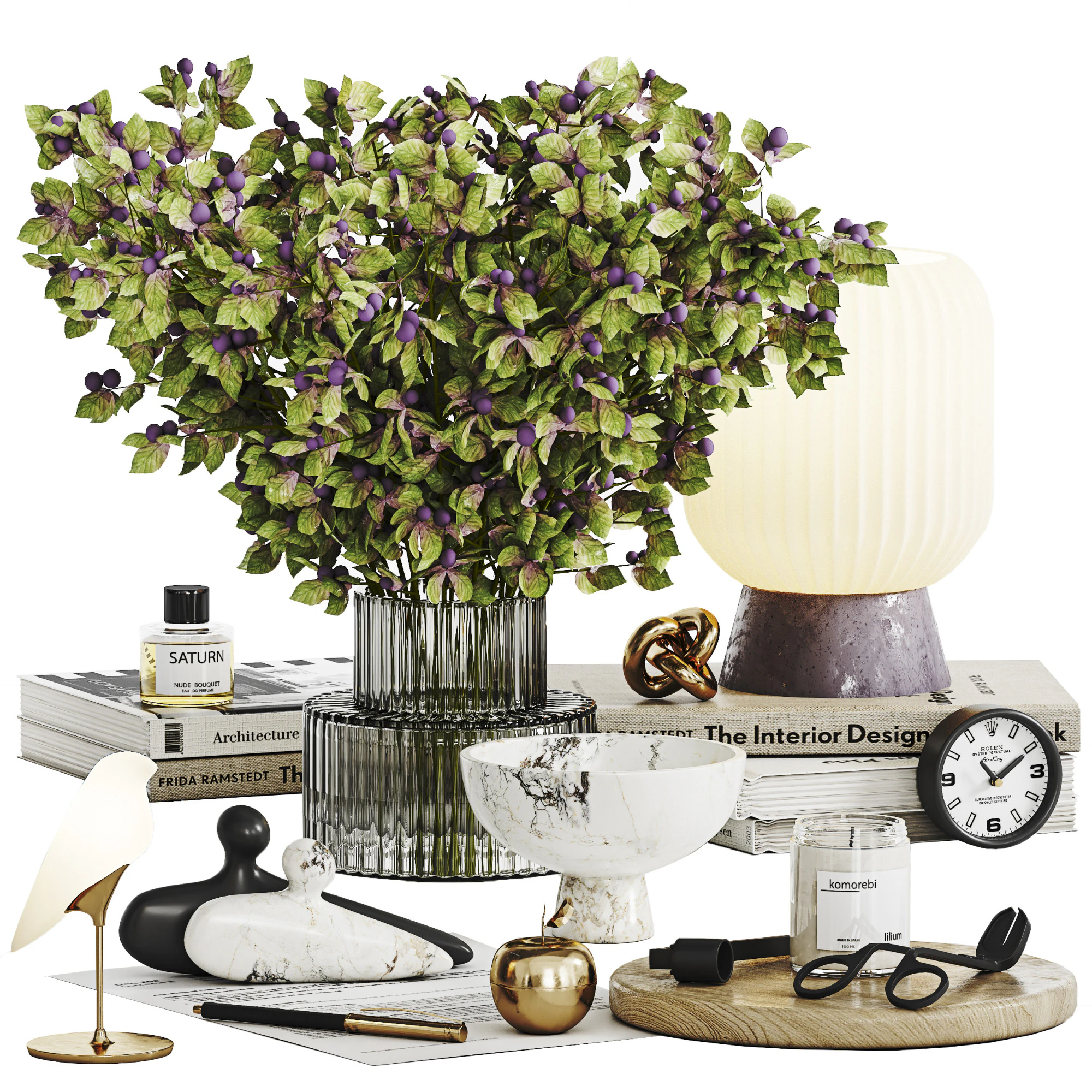 장식 세트 30 3D 모델 .c4d .max .obj .3ds .fbx .stl .blend 