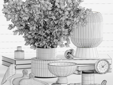 장식 세트 30 3D 모델