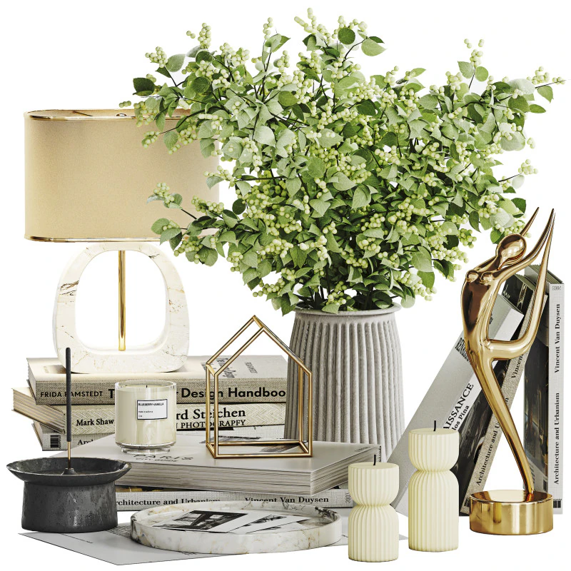 装饰套装32 3D 模型 .c4d .max .obj .3ds .fbx .stl .blend 